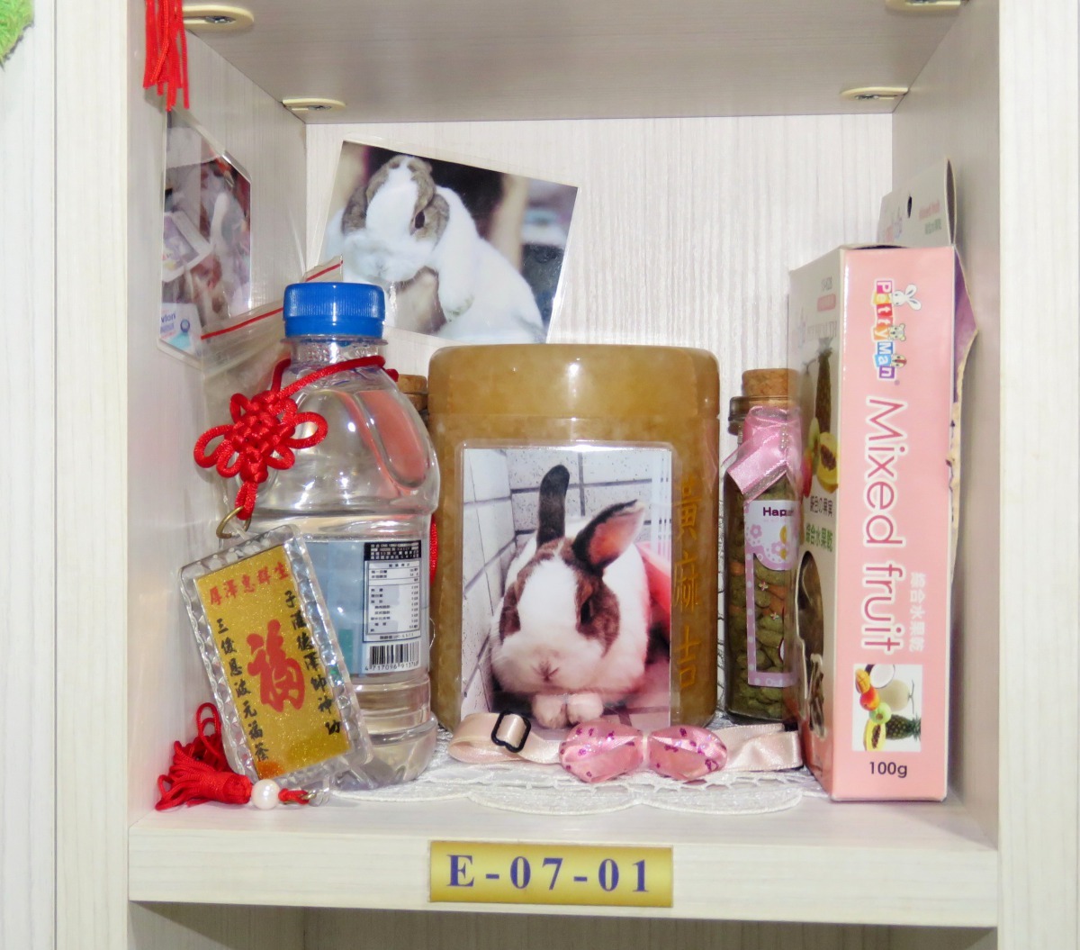 除犬貓外，也有養兔子、鳥甚至魚的飼主買塔位供奉。高維奇/攝