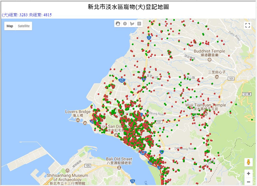 透過「寵物登記管理資訊網」，以後不管主人搬家到哪裡，寵物的戶籍也會跟著動態更新。農委會/提供