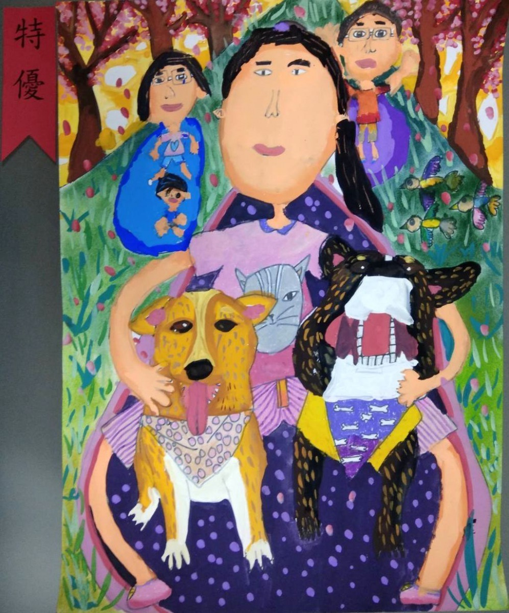 國小低年級組特優作品。高維奇/攝