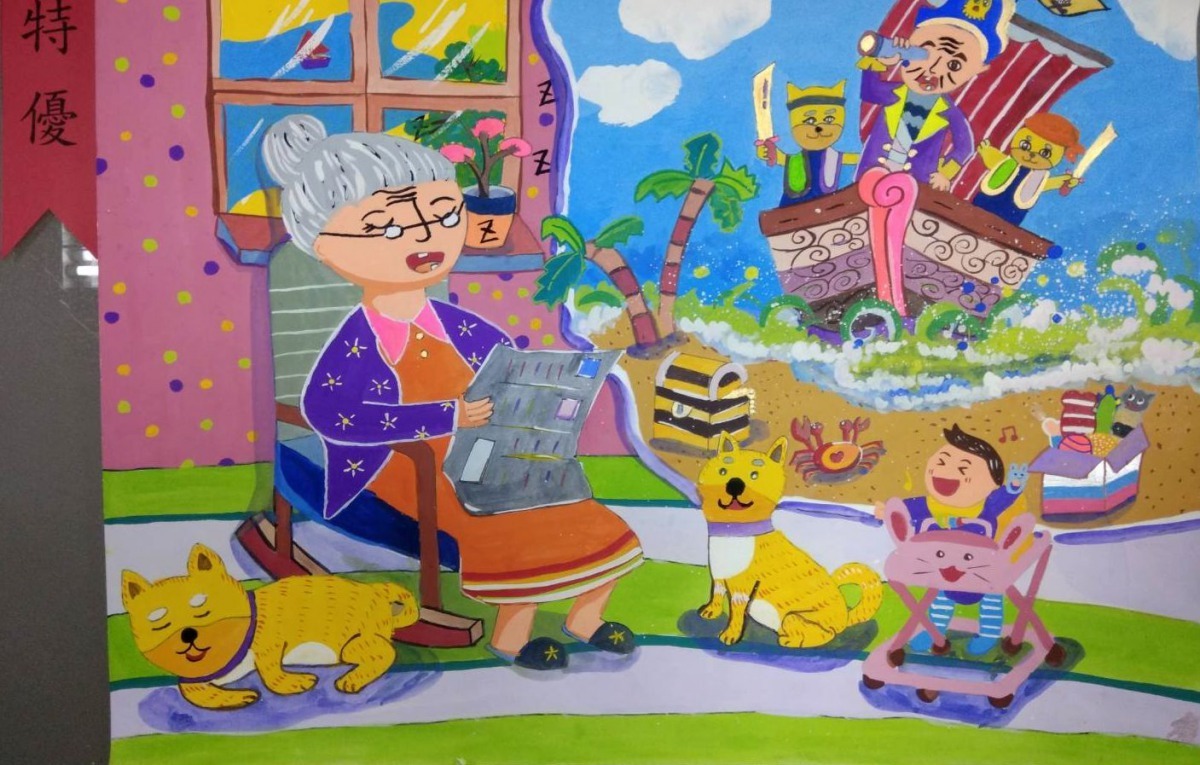 國小中年級組特優作品。高維奇/攝