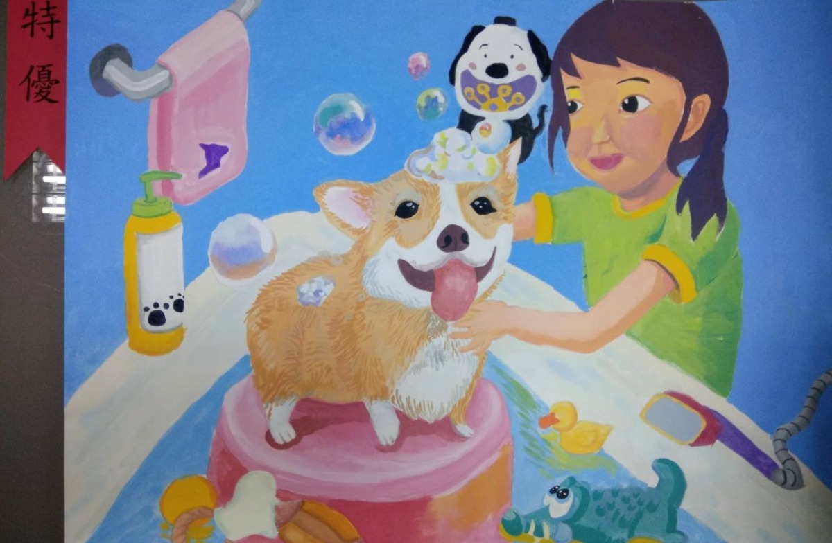 國小高年級組特優作品。高維奇/攝