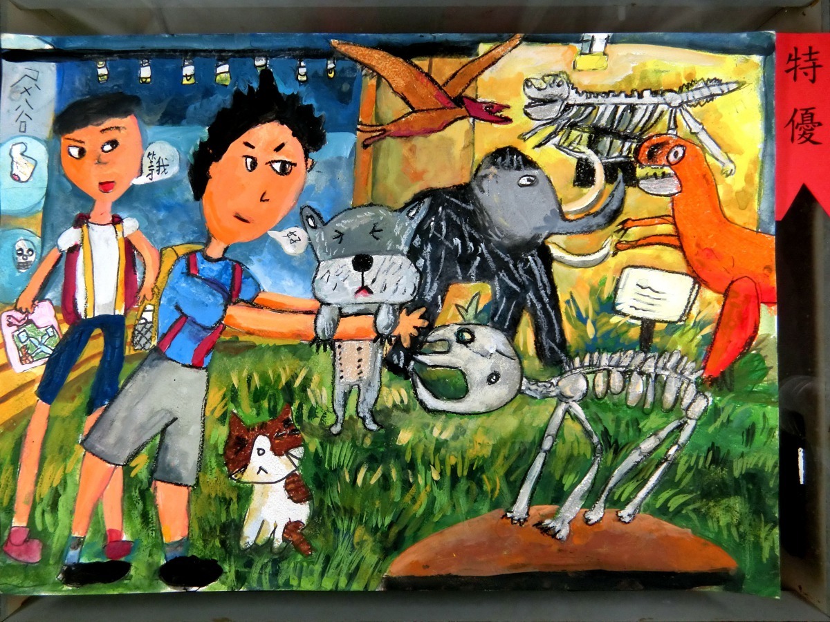 國小低年級組特優-正新國小林昕辰參賽作品。圖/台南市動保處提供