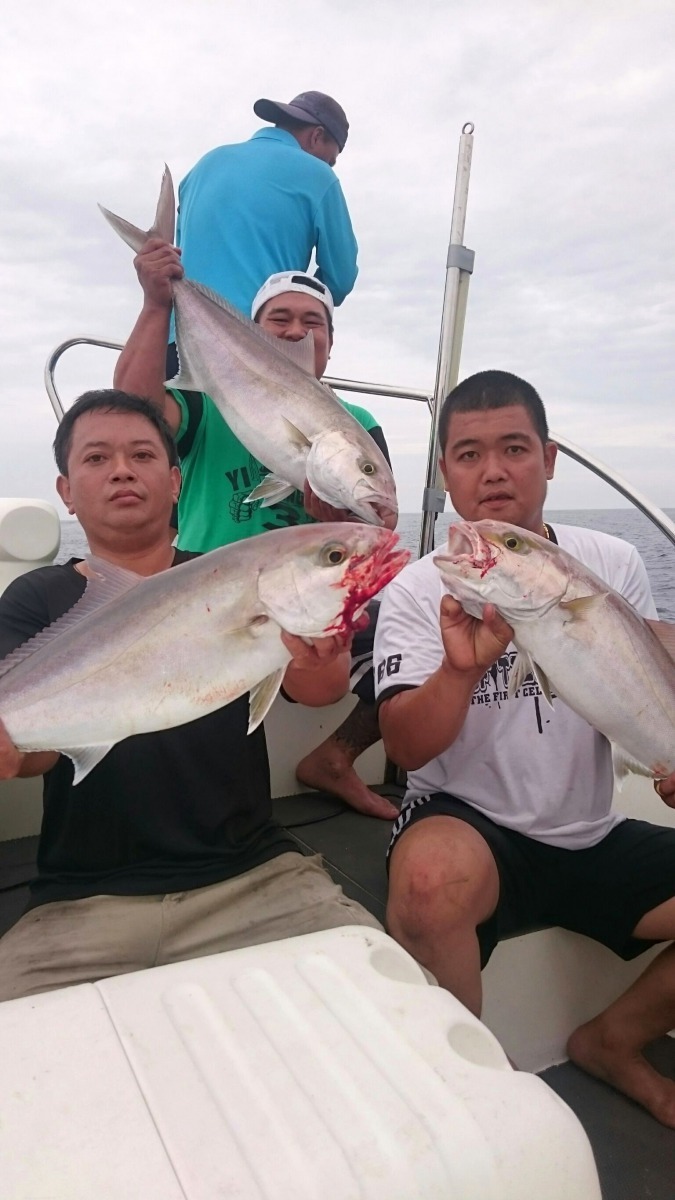 林性儀日前帶著釣友到澎湖七美海域下竿,咬況極佳。。圖/林性儀提供