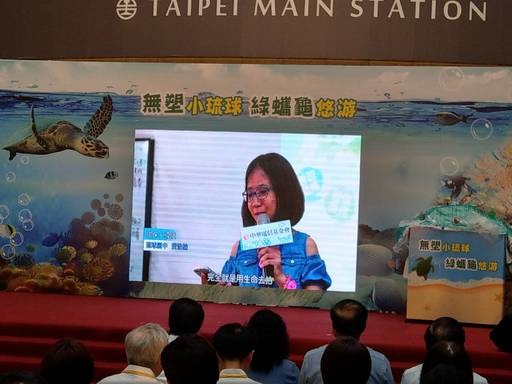 琉球國中的環保小導演訴說拍片感想 。財團法人中華電信基金會/提供