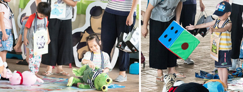 〈動物救援大作戰〉讓孩童模擬動物救援專家。TAEA台灣動物平權促進會/提供