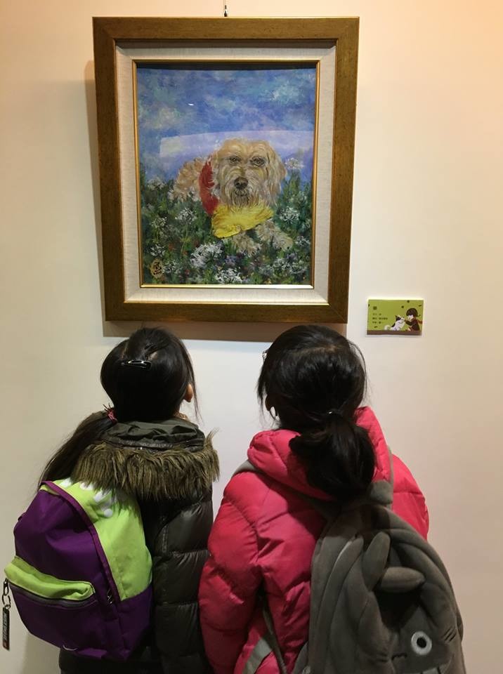 來參觀的小朋友對毛朋友的各項創作都相當有興趣。國立新竹生活美學館/提供