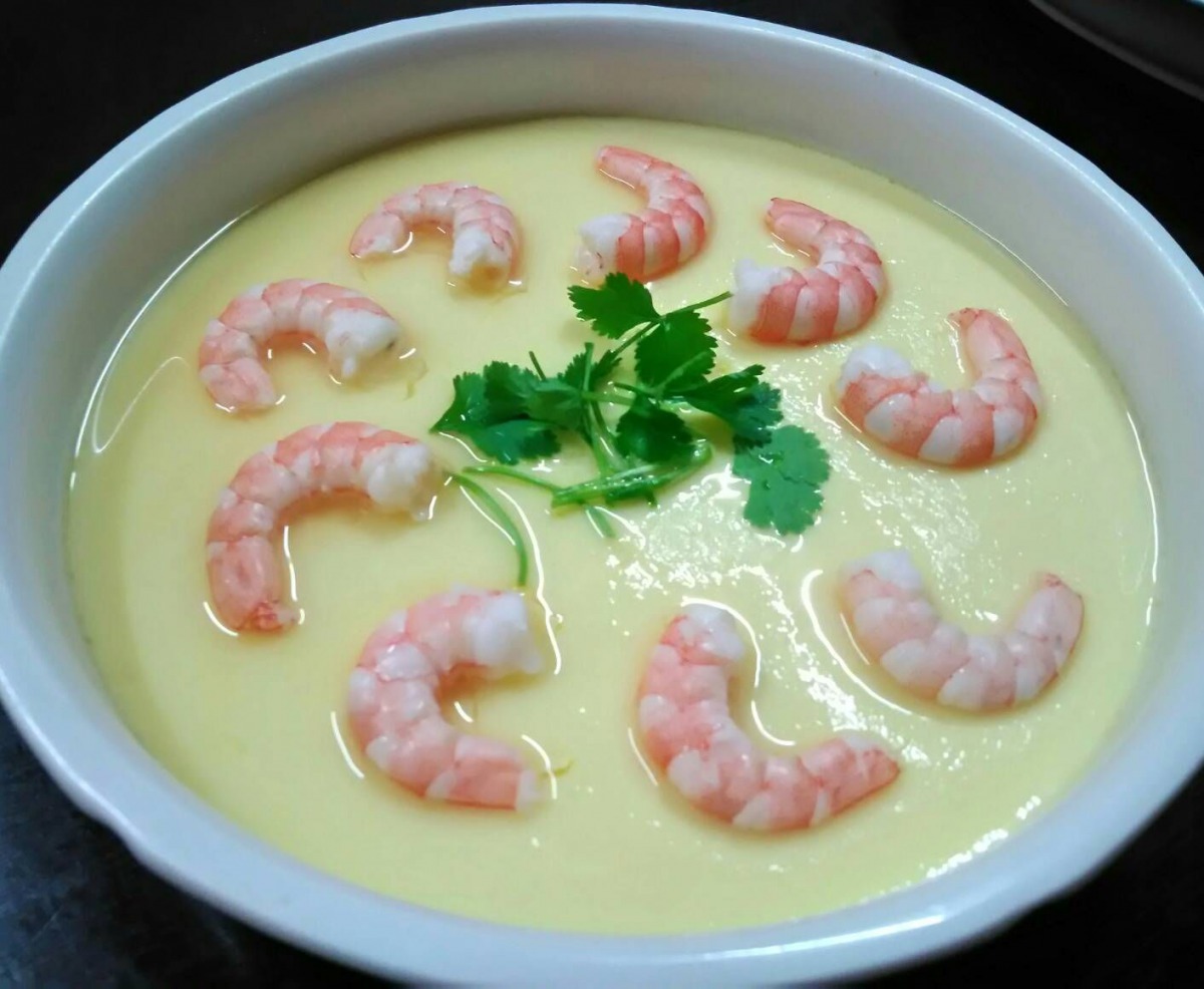 簡單易學的蝦仁蒸鵪鶉蛋。圖/呂佩真提供