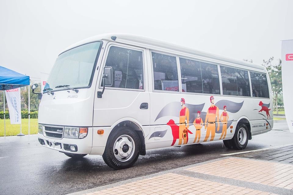 台中市消防局正規劃一系列值勤犬車。台中市政府/提供