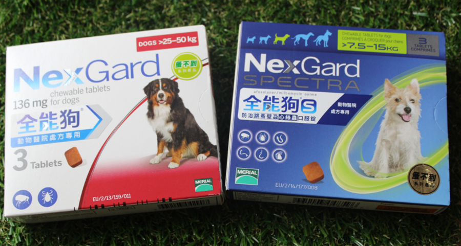 有廠商推出6效全能的產品，讓”內外寄生蟲一塊解決”。除了可以消除跳蚤、壁蝨之外，還可以預防致命心絲蟲、打擊多種腸道寄生蟲。廠商/提供