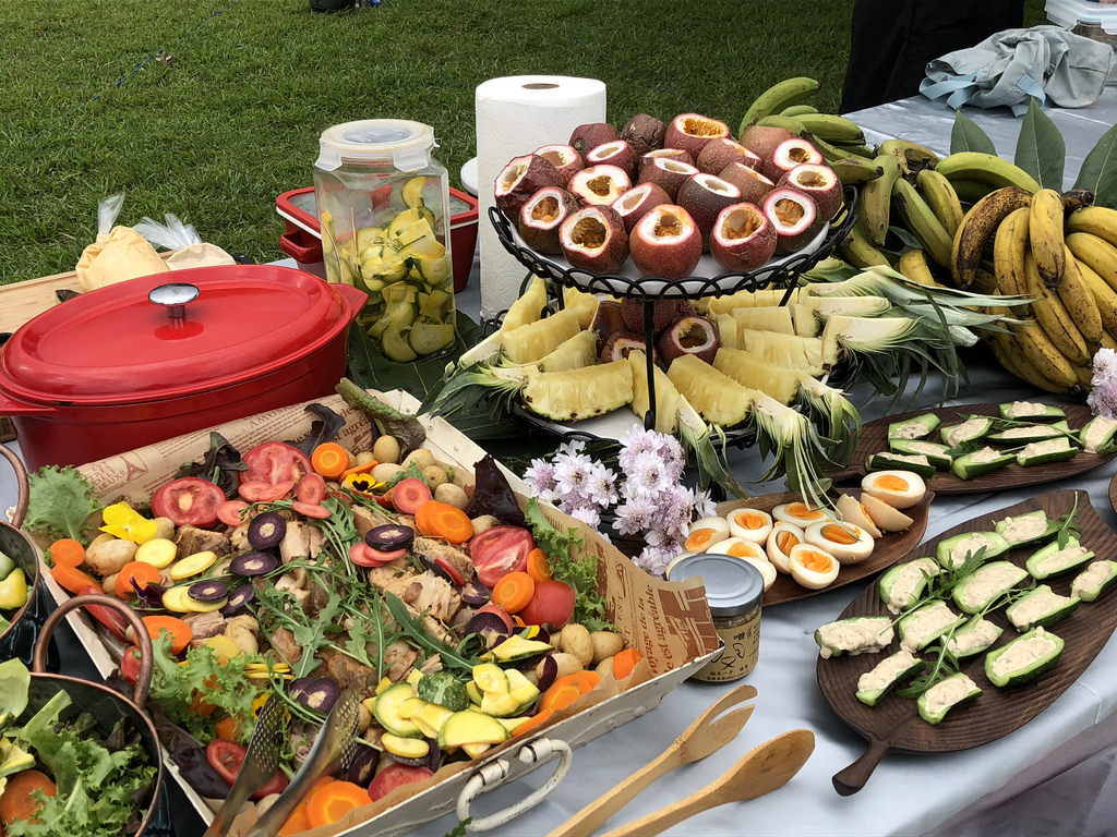 螢光晚宴食材來自小農友善生產。攝影：廖靜蕙