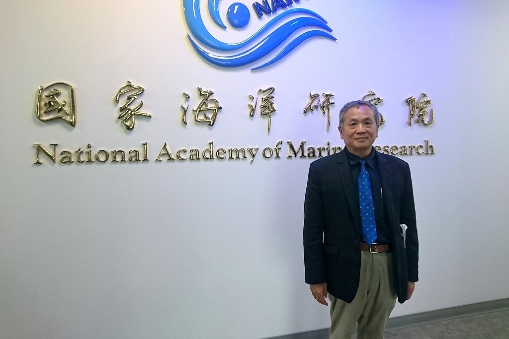 國海院院長邱永芳說明未來六大工作重點,未來將逐年發布重大研究成果。攝影:李育琴