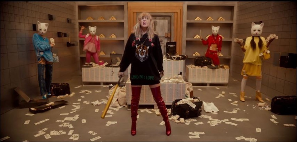 《Look_What_You_Made_Me_Do》的MV截圖。（YouTube截圖）