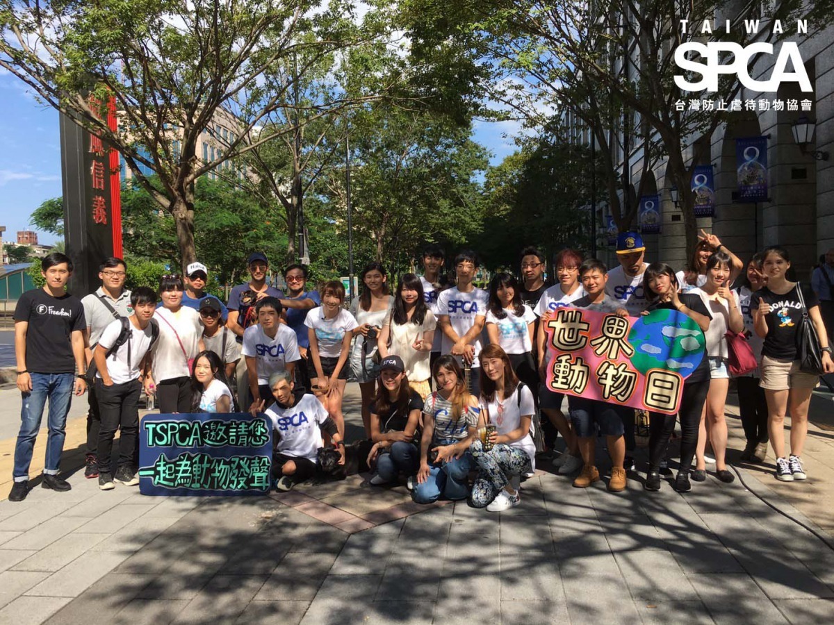 TSPCA邀請民眾一起為動物發聲。TSPCA/提供