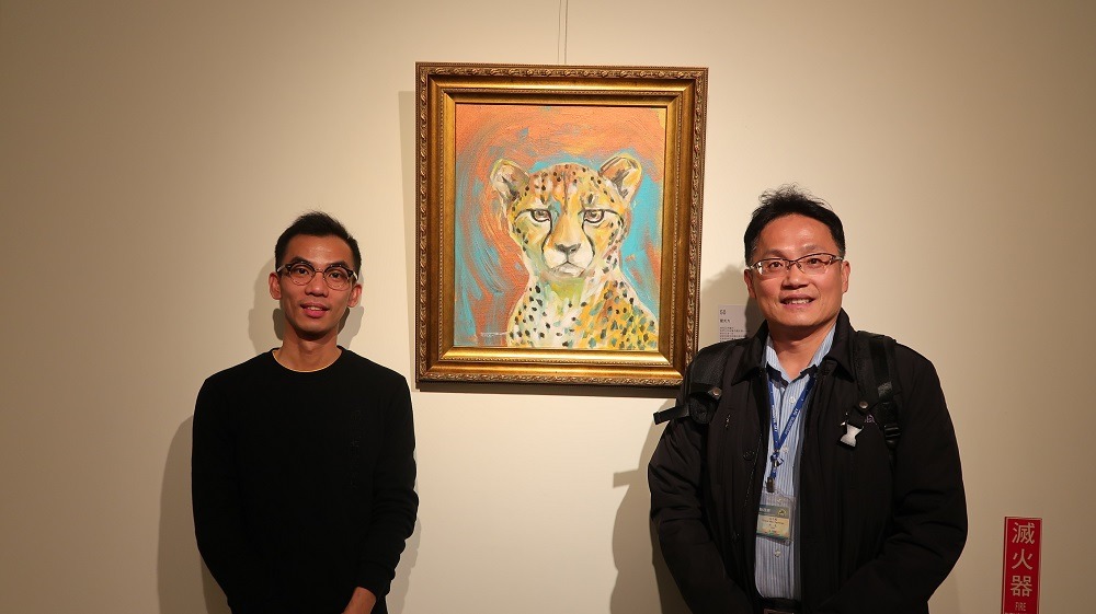 藝術家戴延任對於動物在人類世界生存的生態保育相當重視。屏東縣政府/提供