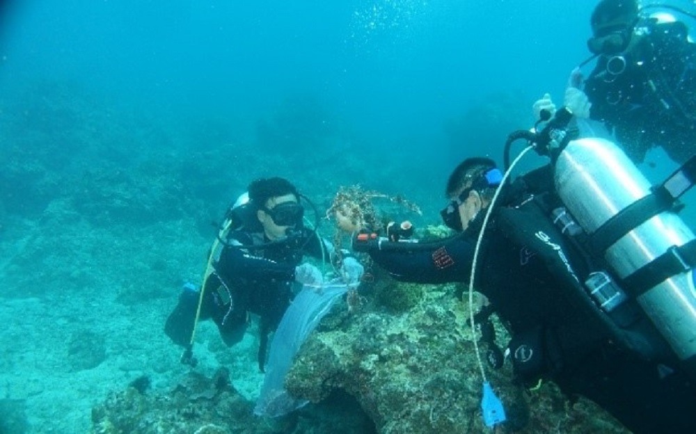 環保署宣布將在小琉球推動為期2年的示範計畫，將小琉球打造成無塑低碳島。屏東縣政府/提供