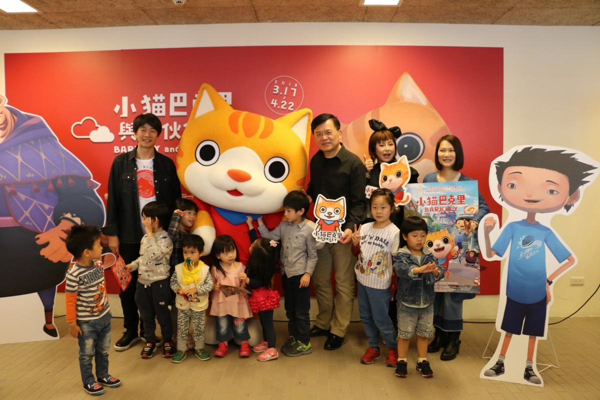 台灣原創動畫電影《小貓巴克里》首次展出美術、場景腳本及動畫角色設定集，讓你一窺動畫創作從無到有的完整歷程。新北市政府文化局/提供