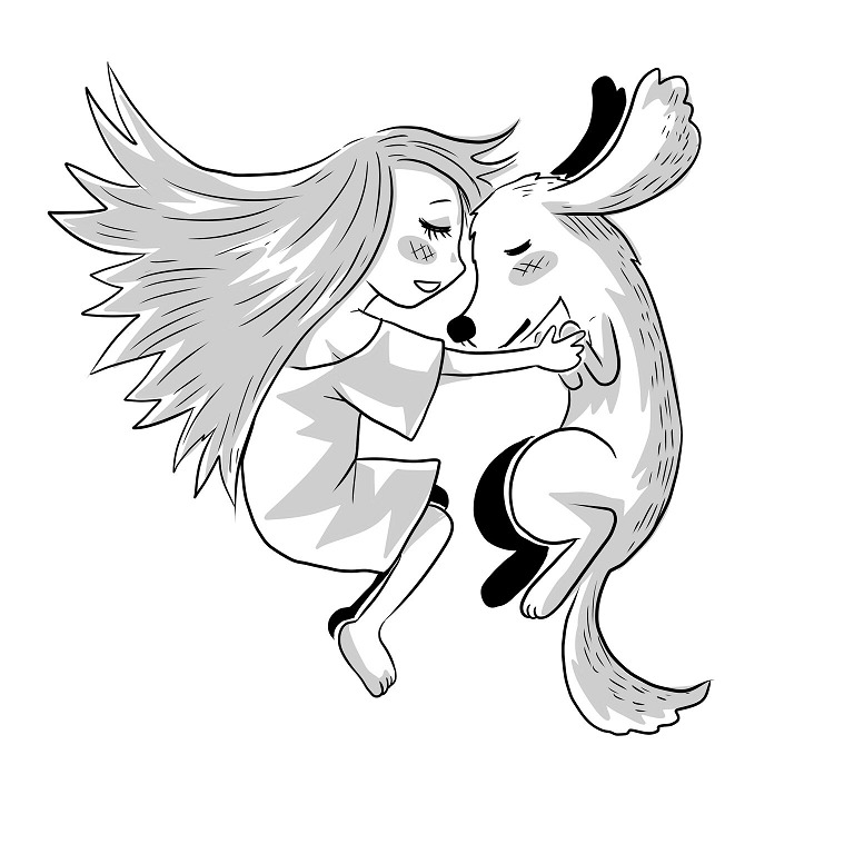 同伴動物在人的生活中很重要。劉威良/提供 插圖繪畫 /米奇鰻