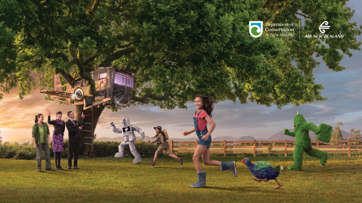 紐西蘭航空發表全新飛行安全宣導短片「A Journey to Safety一起安心啟航」，聚焦紐西蘭的生物多樣性危機。廠商/提供