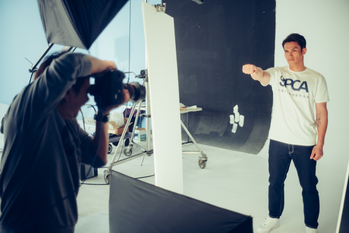 陽岱鋼是日本第一個為大象發聲的運動明星。TSPCA/提供