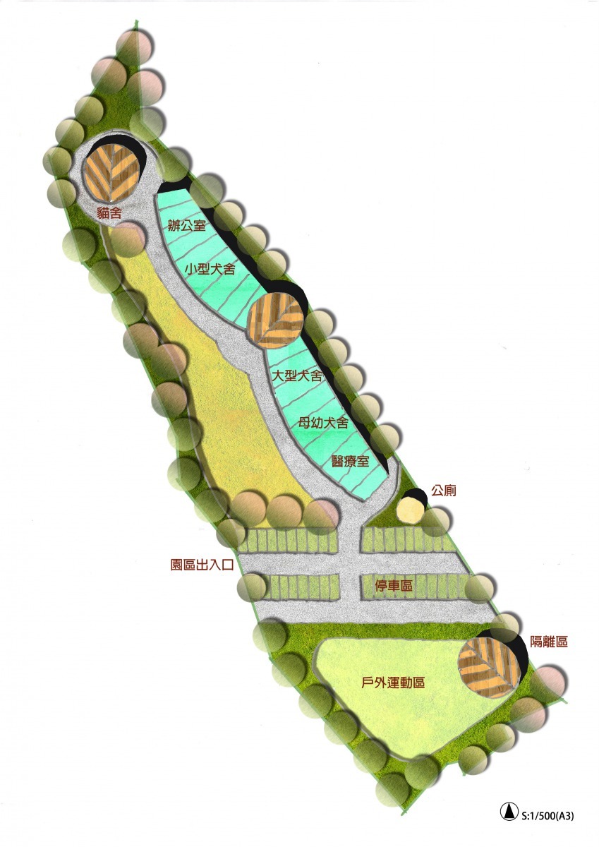 臺灣咪可思關懷動物協會規劃在新北市三峽區成福路段上成立收容所。臺灣咪可思關懷流浪動物協會 /提供