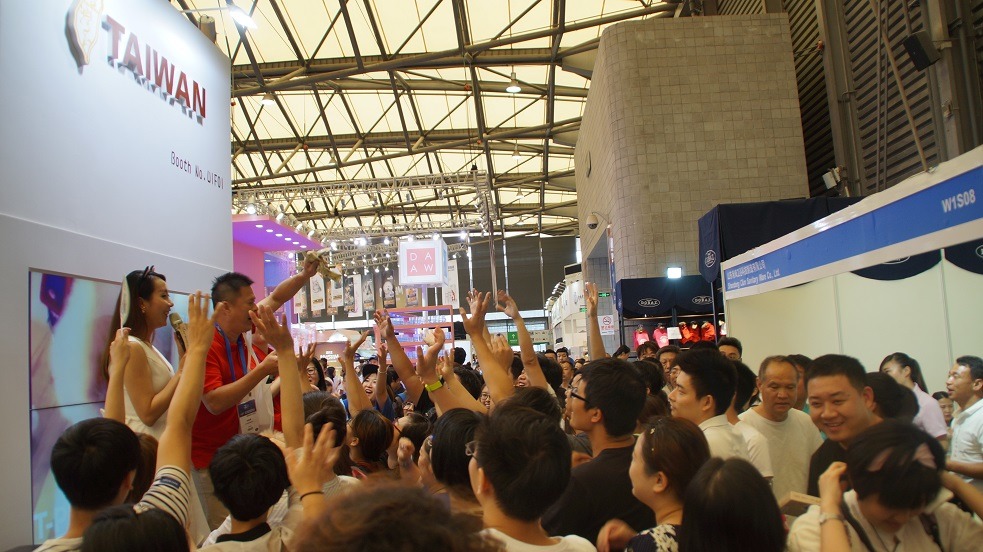 台灣館舞台活動相當熱鬧。主辦單位/提供