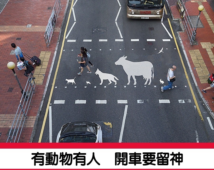 香港數個動保團體發起遊行活動，呼籲民眾注意動路用路安全。　取自香港「動物道路安全車輛大遊行」活動頁