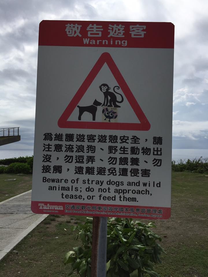 《台東縣野生動物保護自治條例》規定16個區域禁止餵時流浪貓狗及野生動物。　取自「臺東縣動物防疫所」臉書專頁