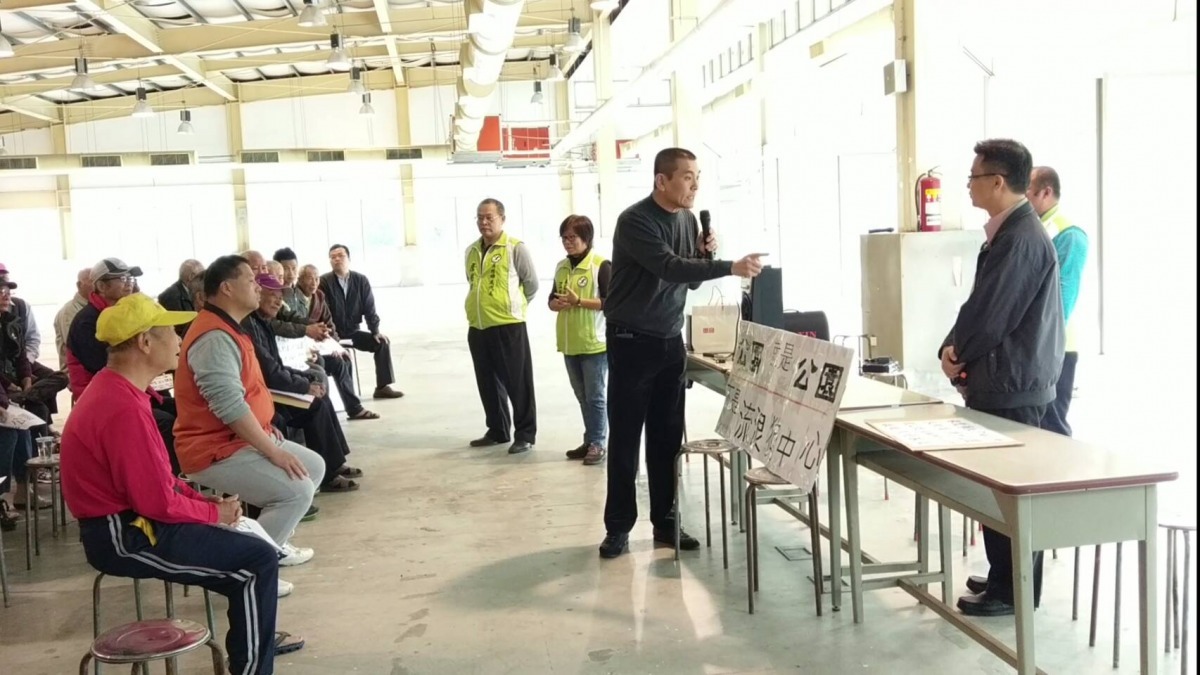 溪州鄉民向動物防疫所表示絕不會同意收容所蓋在溪州鄉。　志工/提供