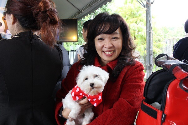 雙雙在去年的2月2日被王小姐撿到，現在由王小姐與朋友共養，雙雙是「貓貓狗狗網路選秀會」狗狗組的亞軍，雖然外表看不出來，但雙雙其實是隻老狗，並且有明顯的剖腹生育痕跡，可能是繁殖場棄犬。　李娉婷/攝