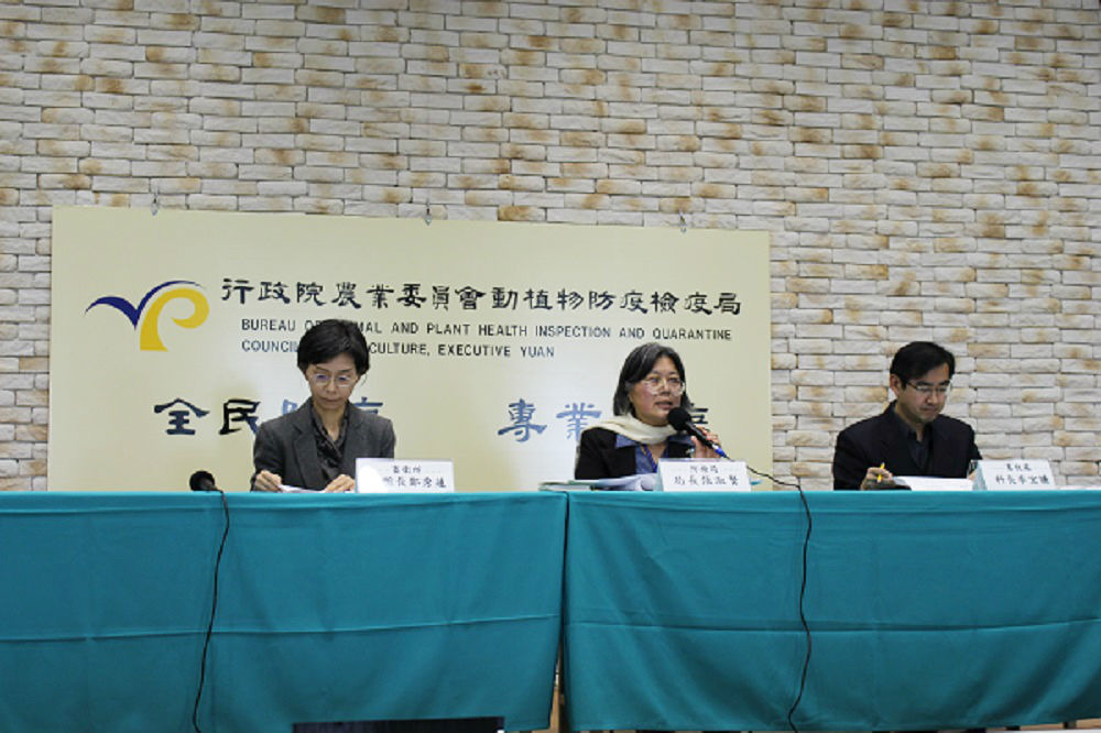 防檢局今日召開記者會說明防疫現況。　李娉婷/攝