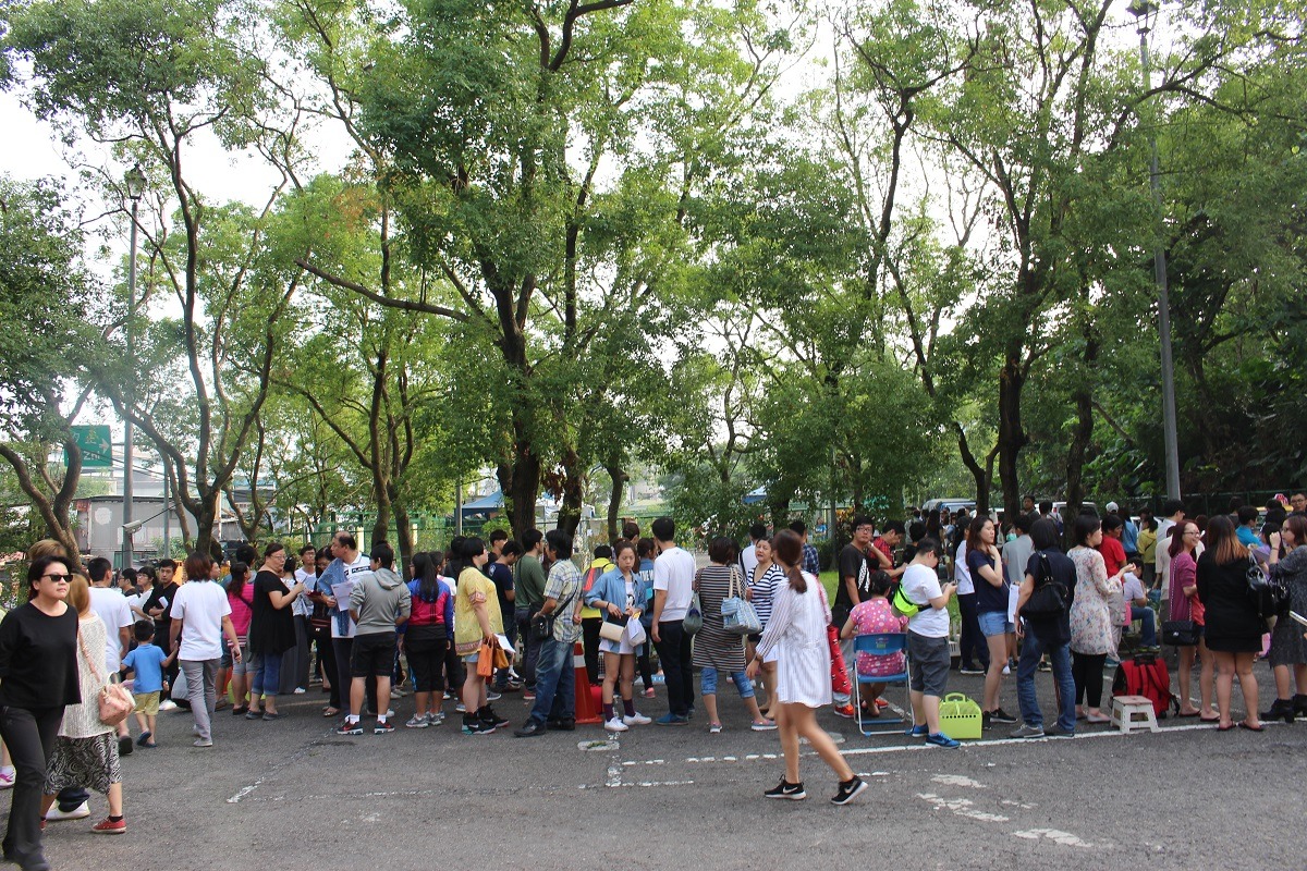 11月7日第一場送養會的人潮已不復見。　台灣動物新聞網資料照(黃靖雅/攝)