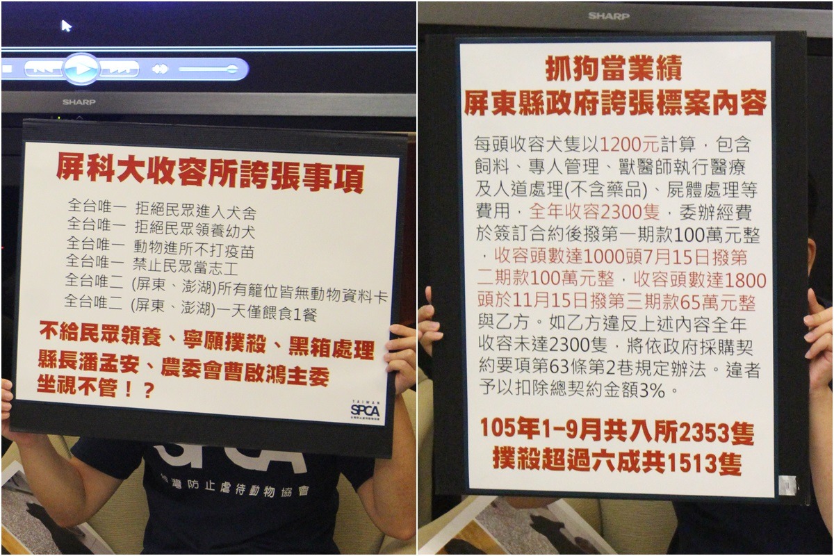 零撲殺政策進入倒數階段，屏東縣的人道處理率仍居高不下。　李娉婷/攝