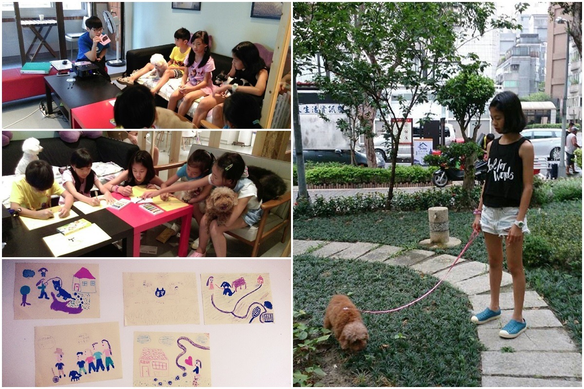 「小船槳實習計畫」花絮，諾亞方舟社工員向孩童進行觀念宣導、並有各項實際照顧體驗。 取自諾亞方舟動物同樂會粉絲團