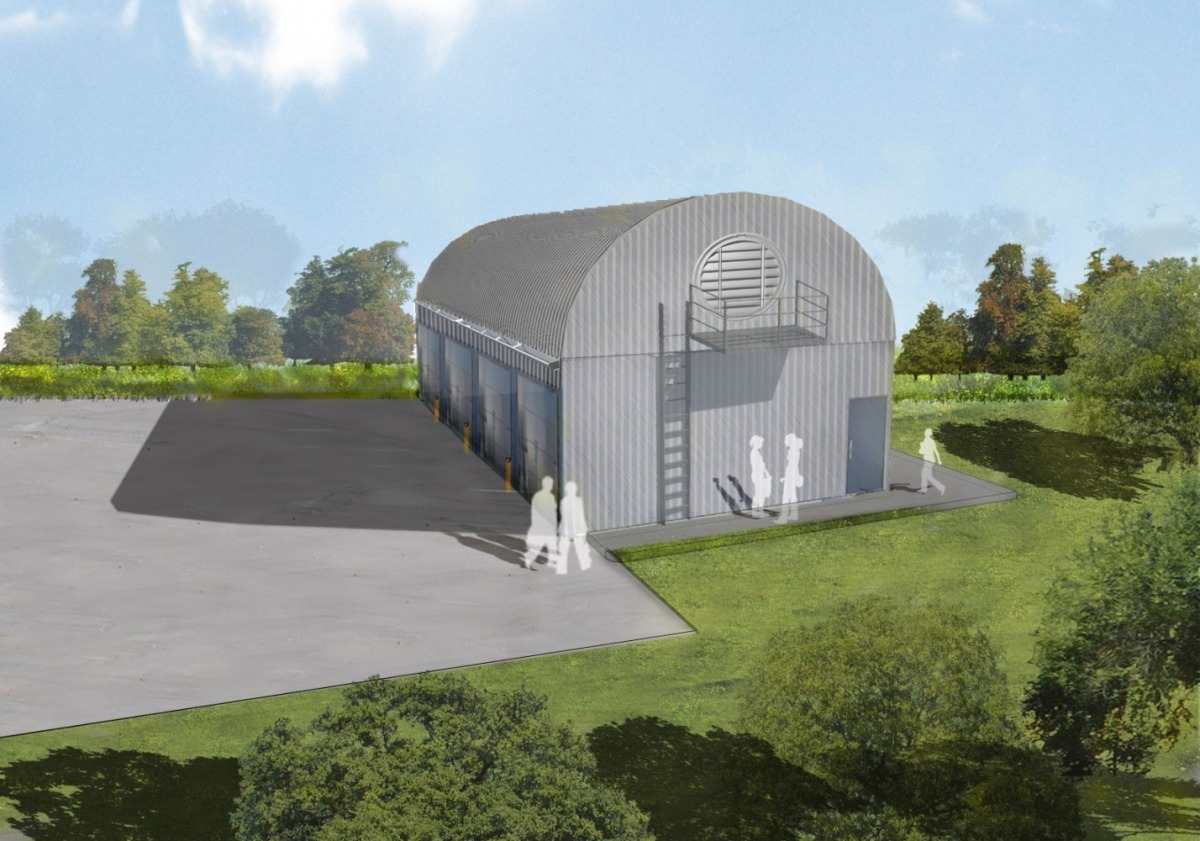 沼氣池外觀模擬。 取自Patronicity