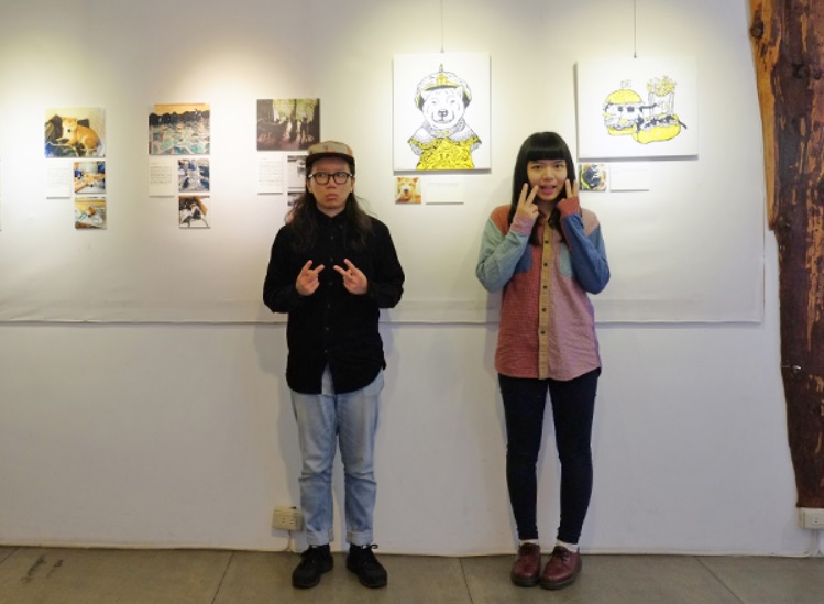 皮皮與康琦兩位自創品牌女生。皮康／提供