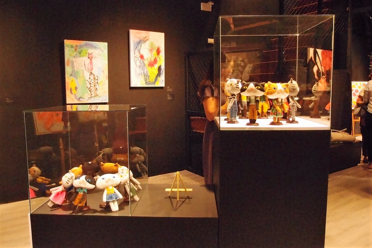 有貓的世界展覽現場。李佳殷／攝