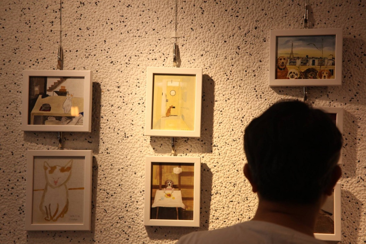 李瑾倫的《我和我一起旅行》畫展。實心裡 生活什物店／提供