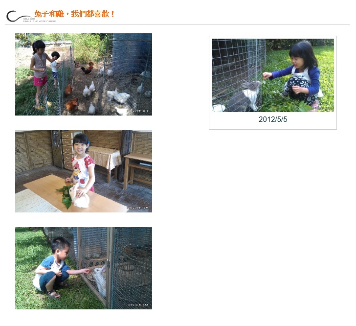 養在室外的兔子，基本環境條件一定要能抵擋天候及天敵。 取自東勢的家官網。