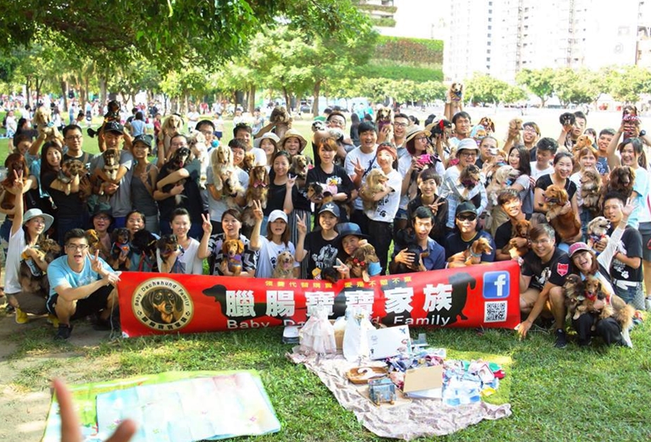 臘腸寶寶家族活動多,社員間凝聚力強。 臘腸寶寶家族/提供