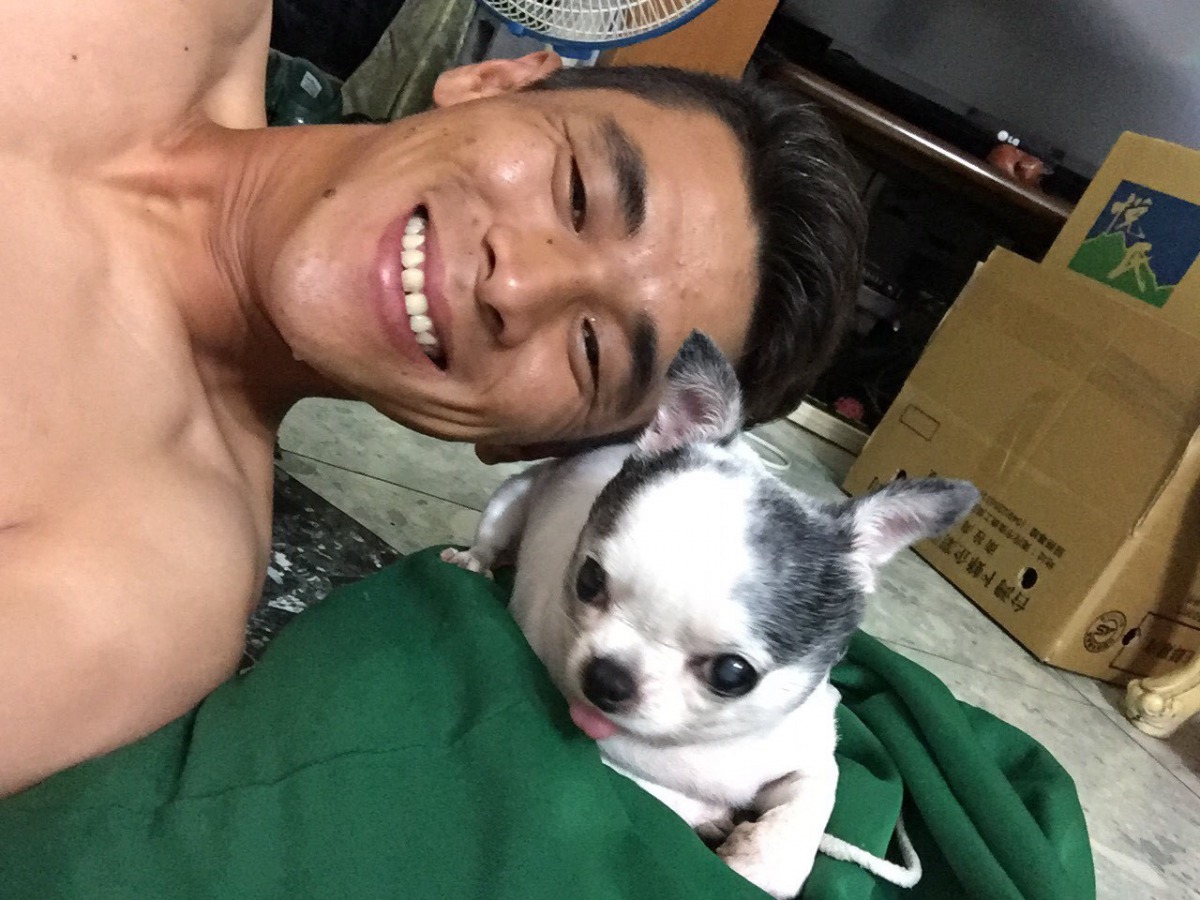 方昶詠和Apple。　方昶詠/提供