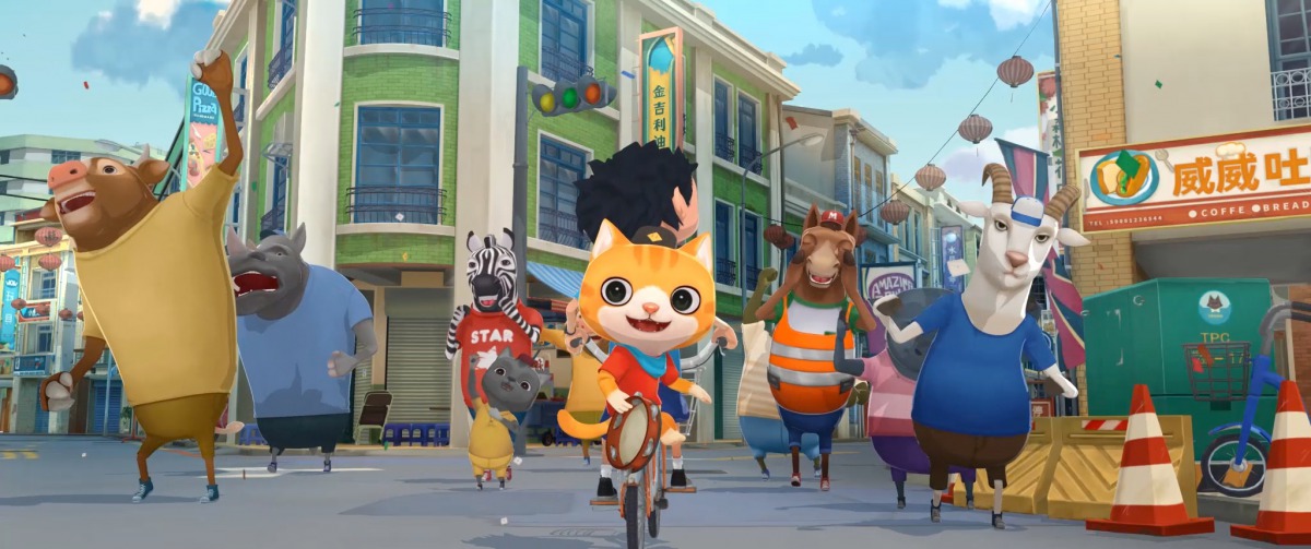 台灣原創動畫《小猫巴克里》將於12月29日上映，帶你一探動物的奇幻世界。牽猴子整合行銷股份有限公司/提供
