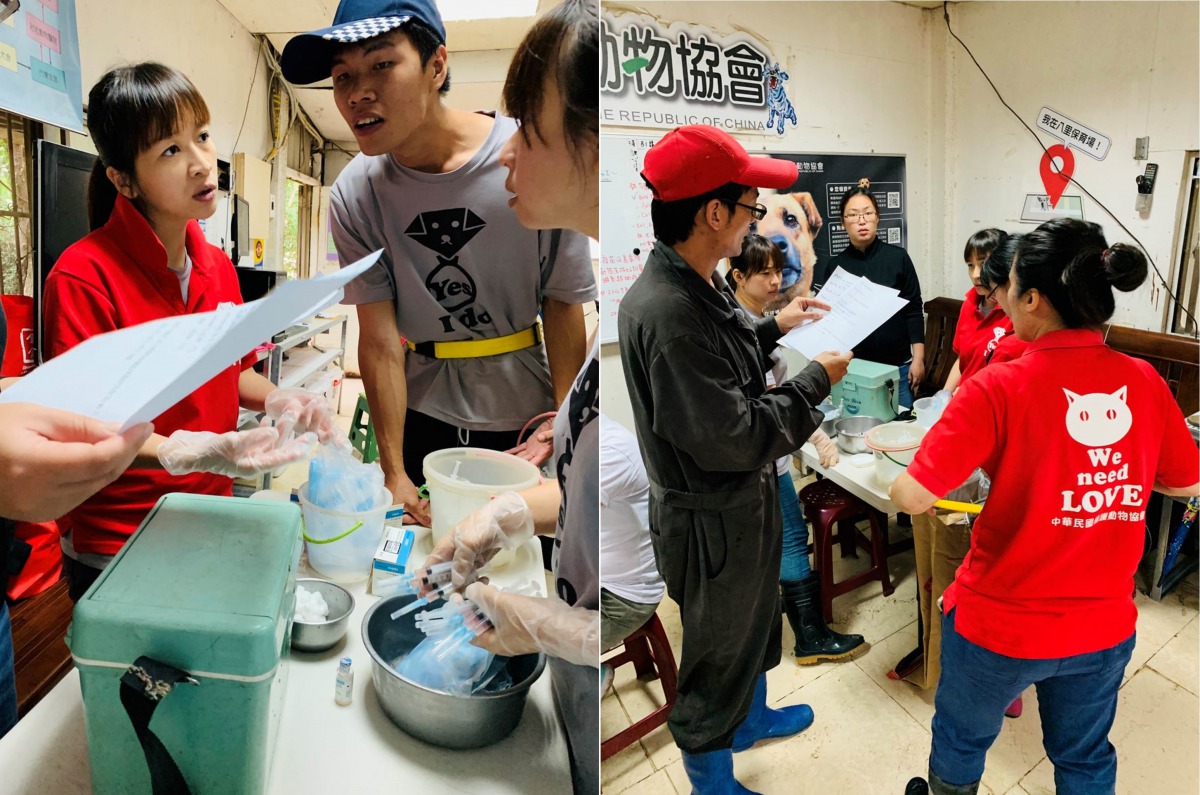 工作人員從上午7點開始進行前置準備。APA/提供