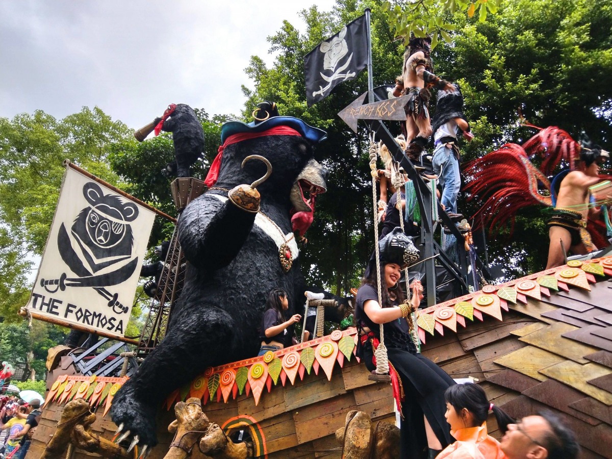 「虎克熊」的形象正反映了台灣黑熊在台灣山林的真實困境。陳璽安/攝