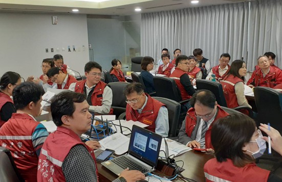 非洲豬瘟防疫沙盤推演，結合防檢局最新建置運豬車GPS管制系統實際操作。新北市動保處/提供