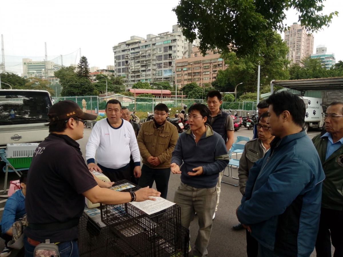 新北市動保處辦理動物救援實地演練。新北市動保處/提供