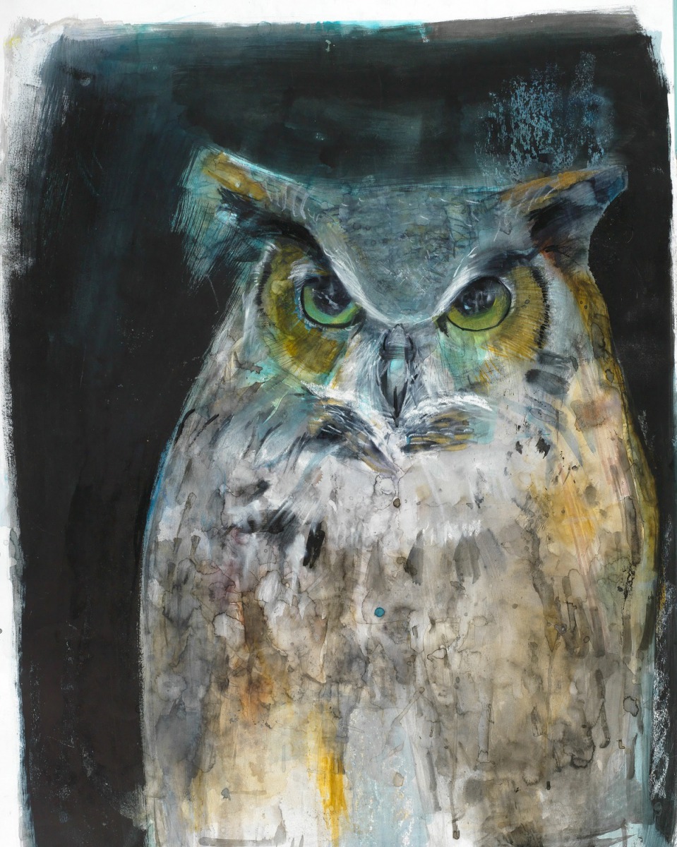 Russ Ronat喜歡以動物形象創作，也關心動物生態。Russ Ronat/提供