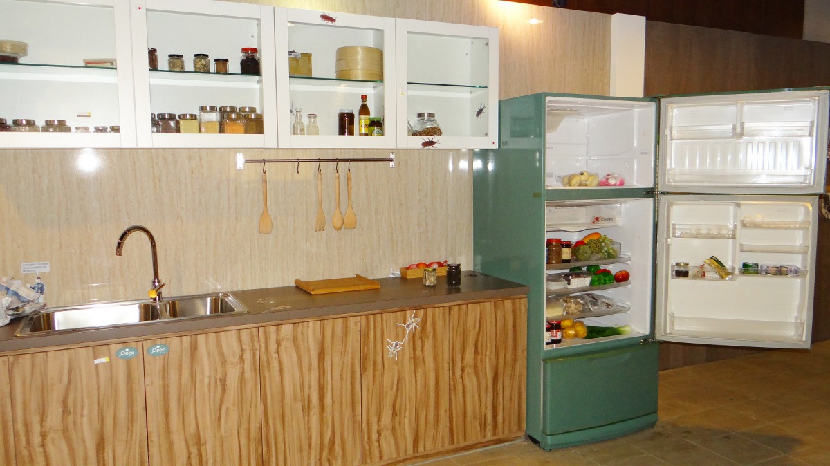 展區曾發生過拼命想把自己塞進冰箱清涼一下的民眾等怪異現象。台北市立動物園/提供