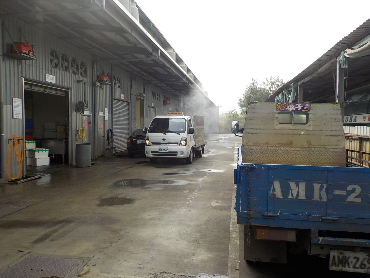 新北市家禽屠宰場傳出今年第一起感染禽流感病毒案例。新北市動保處/提供