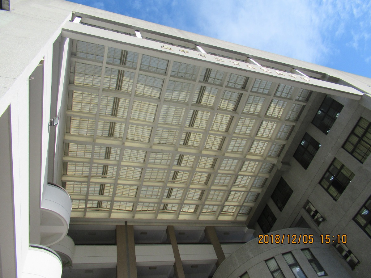 台中市動保處實地訪查後，發現雖然確實有防鴿網，但校方其實沒有將網子封死。台中市動保處/提供