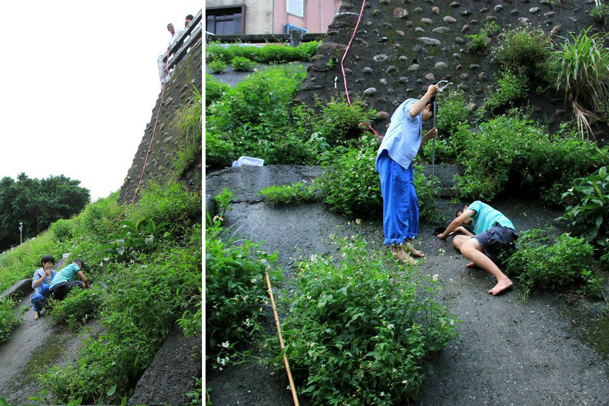 郭璇與台大懷生社成員們也時常進入山區進行TNR行動。　取自台灣大學關懷生命社臉書